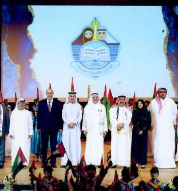 جانب من الاحتفال الذي عرض فيه أوبريت الولاء